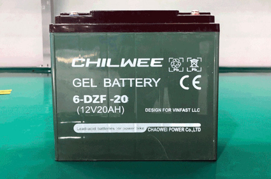 Ắc quy Chilwee 6-DZF-20 cho xe máy điện Vinfast Klara A2